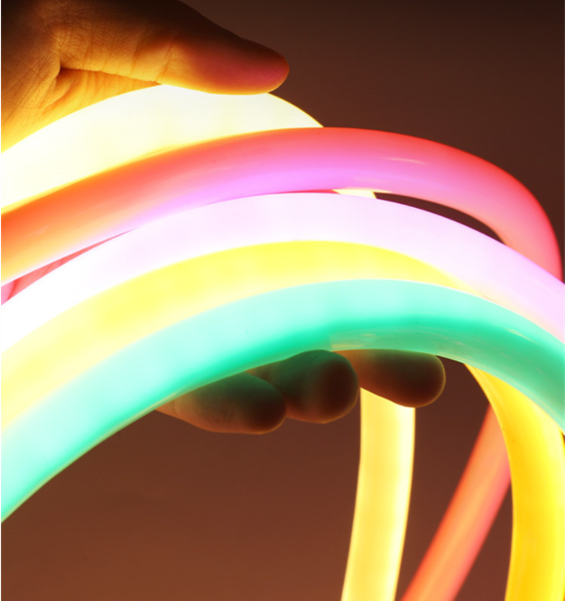 LED Silicone Neon Light 24V IP67 Neon Flexible Strip Light Warm White Color