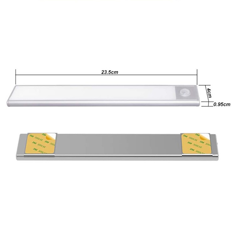 Sensor Slide Led Strip Warm White Dimmable Under Cabinet Led Strip Lighting 3 Color ...
